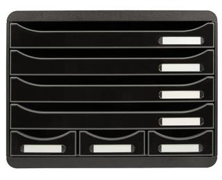 STORE-BOX MINI 7 drawers ECOBlack glossy 