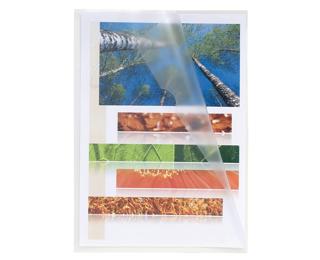Pk 100 Cut Flush Fldr PP A5 0.12mm Clear - Crystal