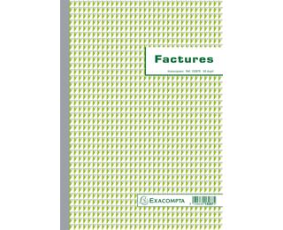 Doorschrijfpapier Facturen 29,7x21cm 50 zelfkopiërend papier dupli