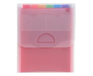 CRYSTAL Sorteermap verticaal - 6 vakken.