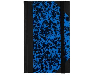 Carnet Marbre 170x110, 192 pages lignées - Bleu