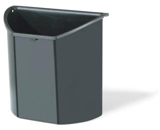 Compartiments Ecologic pour poubelles de bureau - Gris anthracite