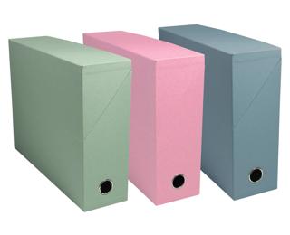 Boîte de transfert recyclée Autentik - dos 90mm - Couleurs assorties