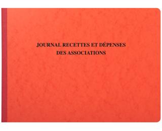 Piqûre 27x38cm - Journal des Recettes Dépenses des Associations 80 pages