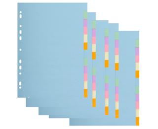 LOT 5 INTERCAL.CTE FORTE A4 12P.C Pastel - Colori pastello assortiti