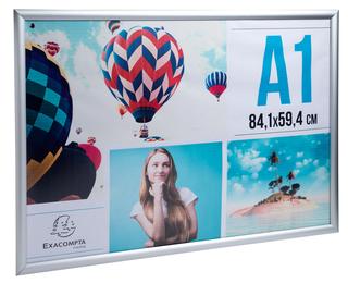 Cadre mural aluminium A1 - Argent