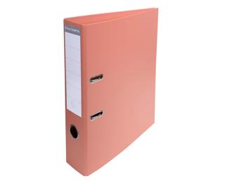 Classeur à levier PVC A4 dos de 70mm. - Saumon