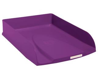Corbeille à courrier Combo Styli Titane - Aubergine