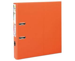 Premium-Ordner PREM'TOUCH aus PP mit 2 Ringen, Rücken 50mm, 32x30cm für DIN A4 Überbreite - Orange