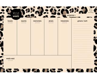 Hebdo Planner Roar Foncé 26,5 x 18 cm 