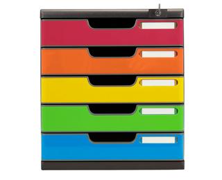 MODULO A4/5 black/harlekin key lockable - Glossy harlequin