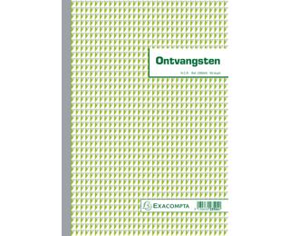 Ontvangsten 29,7x21cm 50 blad - doorschrijfpapier dupli - Nederlandstalig