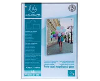 Stand up sign holder magneted closure A5 