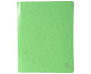 Chemise à lamelle carte lustrée pelliculée 355gm2 Iderama - A4 - Vert anis