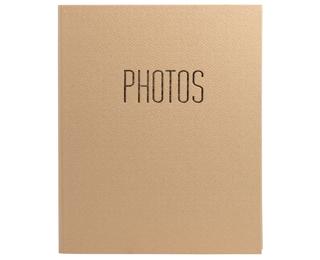 Album photo classeur 60 pages noires OfficeByMe - Beige