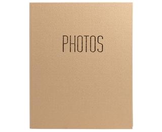 Album photo classeur 60 pages noires OfficeByMe - Beige