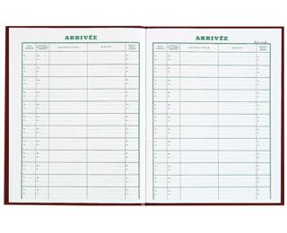 Brochure 320X240 Courrier arrivée 160 pages - Rouge