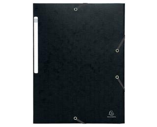 Folder 3 Flap Elastic Scotten 600g Ast - Black