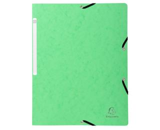 Chemise à élastique sans rabat carte lustrée 400gm2 - A4 - Tilleul