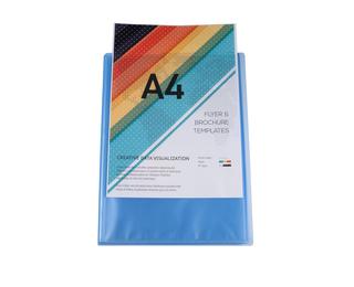 Protège-documents en polypropylène semi rigide Kreacover® Chromaline 80 vues - A4 