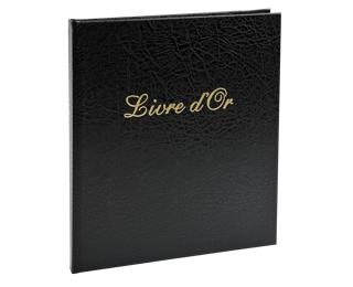 Libro de oro BALACRON 21x19 cm - 100 páginas lisas - Negro