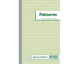 Facturen 21x13,5cm 50 blad doorschrijfpapier dupli Nederlandstalig