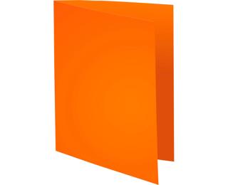 Exacompta Forever Recycled Square Cut Folders with Shorter Front Width (Pack of 100) - Orange
