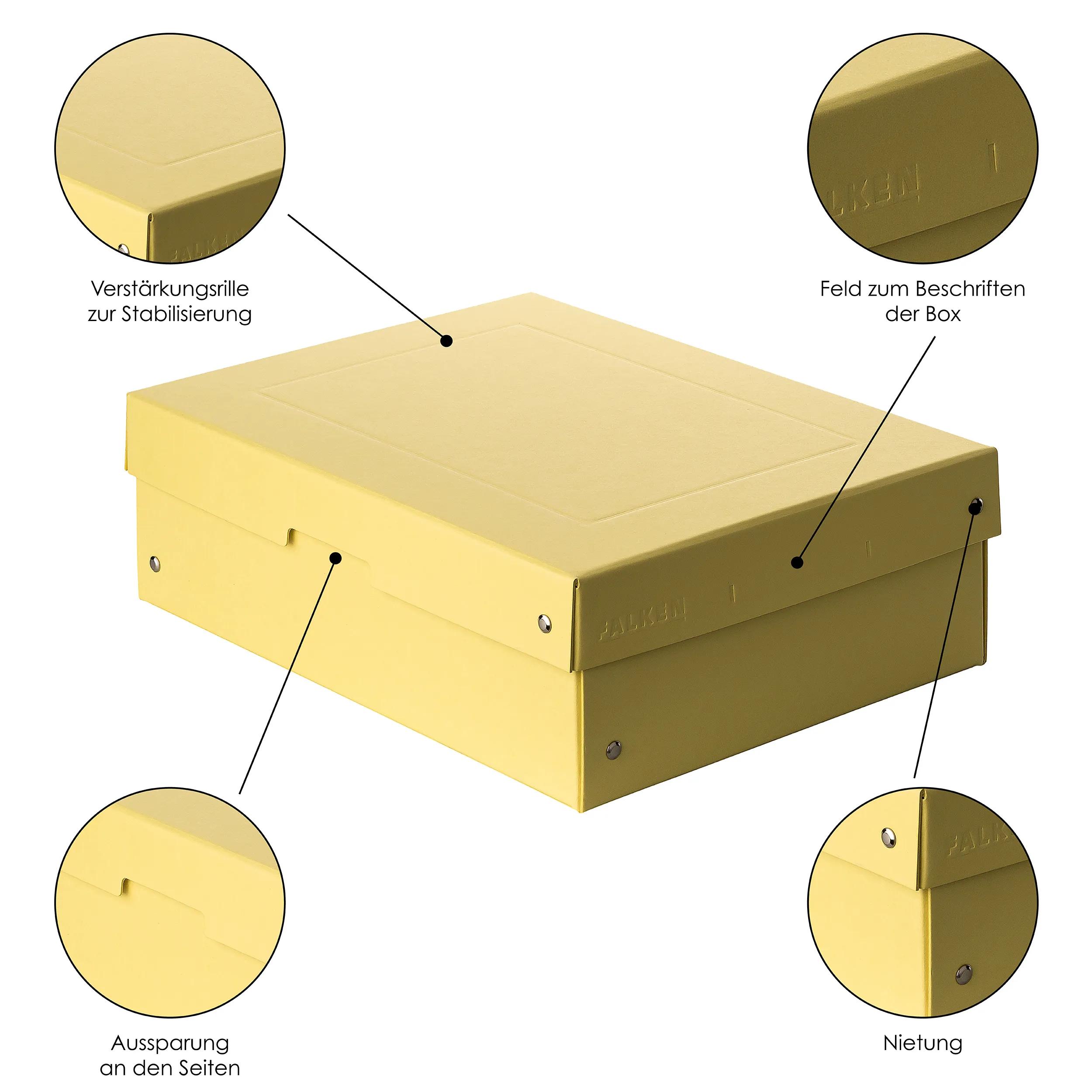 Falken 5x PURE Box Pastell A4, Füllhöhe 100 mm große Farbauswahl - Bild 34 von 38