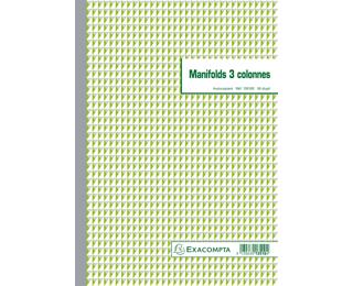 Duplicate Book with 3 columns 50 pages 29,7x21cm