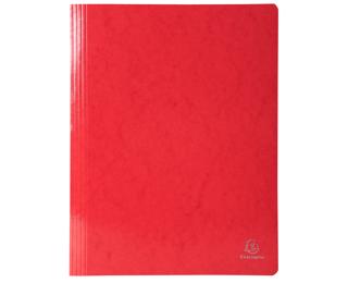 Chemise à lamelle carte lustrée pelliculée 355gm2 Iderama - A4 - Rouge