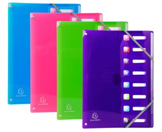 Expanding multipart file 8 sections Iderama PP - A4 - Assorted colours