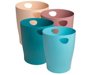 Corbeille à papier Ecobin Skandi - Couleurs assorties