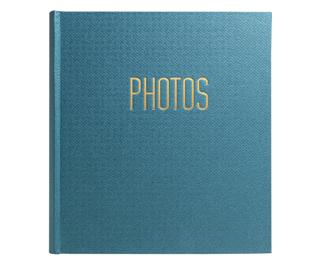 Album photo livre 60 pages noires OfficeByMe - Bleu canard