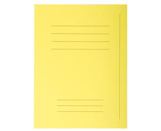 Pack of 50 pre-printed square cut folders Forever® 100% recycled - 24x32cm - Yellow