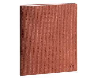 Agenda de bureau SAS 22 Non-Stop Canvas 18.5 x 22.5 cm Semainier Août 2026 à Août 2027 - Terracotta
