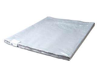 Papiertischdecken, auf Format gefaltet, Packung mit 200 Stück, eingeschweißt, Format 80x120cm - Weiß