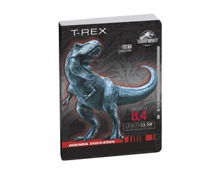 Agenda Forum Jurassic World T-Rex 12 x 17 cm Journalier Août 2024 à Juillet 2025 