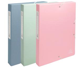 Boîte de classement dos 25mm carte recyclée 600g/m2 Autentik - Couleurs assorties