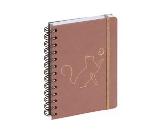 Agenda Forum Elise 12 x 17 cm Journalier Août 2025 à Juillet 2026 - Rose