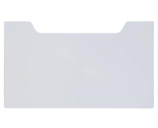 Deckplatte A4 für Prospekthalter, horizontal, Exacryl - Lichtgrau