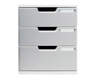 Ladenbox MODULO A4 5 gesloten laden Black Office - Graniet