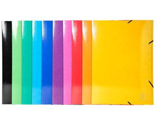 Chemise à élastiques Maxi capacity carte lustrée pelliculée 600gm2 - Iderama - A3 