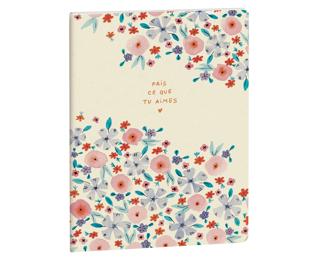 Notebook Julie Adore Fais ce que tu aimes dots 15 x 21 cm 