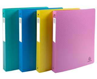 Exacompta Forever Young Recycled Ring binders, 30mm spine, 4 rings, A4+ PP 