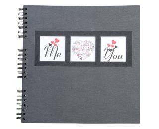 Wireb album 60p Bl 32x32cm ME&YOU Black - Black