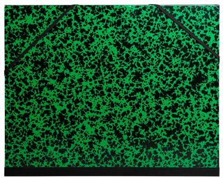 Carton à dessin Annonay avec élastiques 52x72 cm - Pour format raisin - Vert
