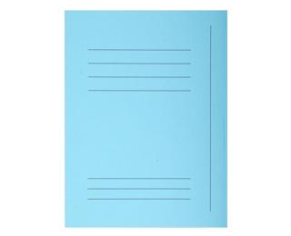 Paquet 50 chemises imprimées 3 rabats SUPER 210 - 24x32cm - Bleu clair