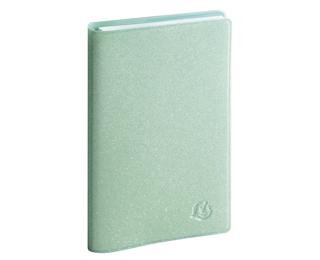 Agenda de poche Lady 16S spiralé Eden 9 x 16 cm Semainier Janvier à Décembre 2027 - Vert d'eau