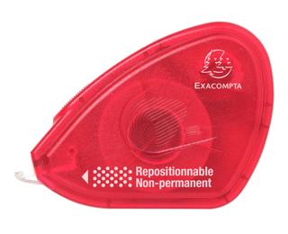 Glue Roller Double Sided Non Perm 15m - Raspberry