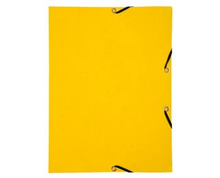 Chemise à élastique sans rabat carte lustrée 350gm2 - A4 - Jaune